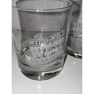 Set of 4 Ballys Wild‎ Wild West Glasses